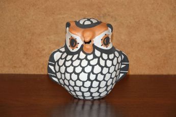 Signed Pueblo Owl Pottery, owl10