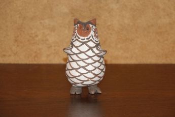 Signed Pueblo Owl Pottery, owl13