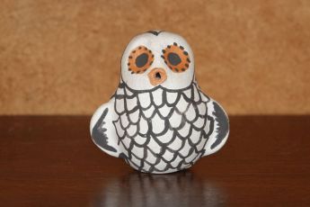 Signed Pueblo Owl Pottery, owl21